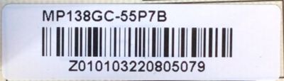 FUENTE DE PODER PARA TV LG / NUMERO DE PARTE MP138GC-55P7B / MP138GC-55P7A / MP138GC-55P7AREV;1.0 / PANEL BOEI650WQ1QF7D / MODELO 65UQ7570PUJ / 65UQ7570PUJ.CUSFBH - Imagen 2
